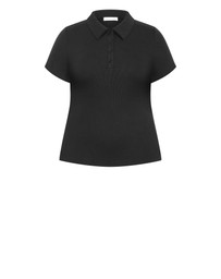 City Chic - Polo Rib Tee