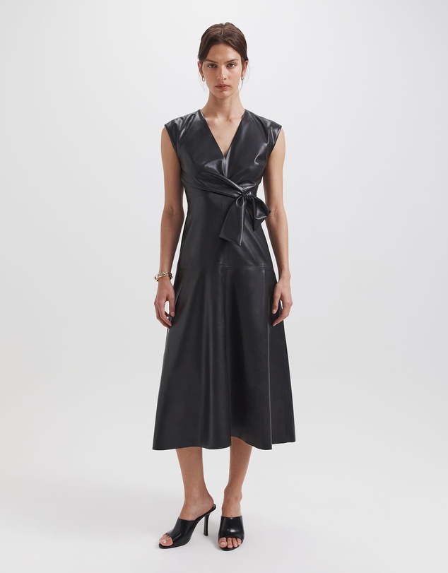 SABA - Mimi Faux Leather Dress