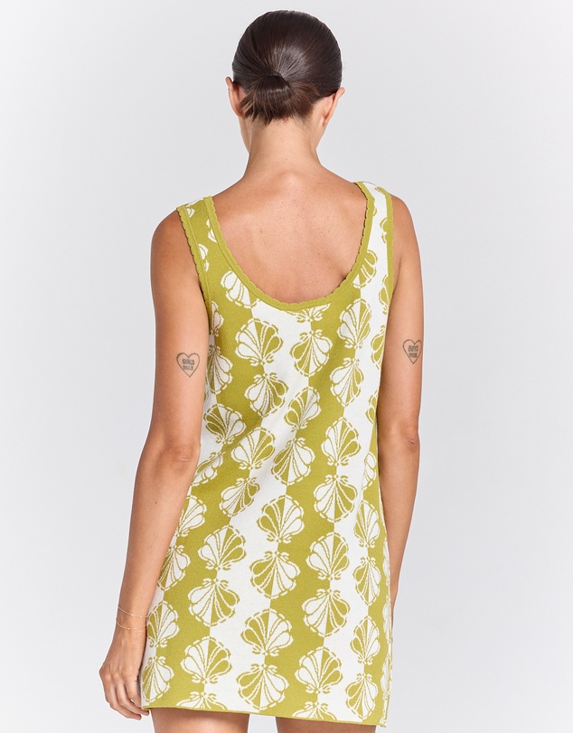 Poolside Paradiso - Shelborne Knit Sundreamer Dress - Palm