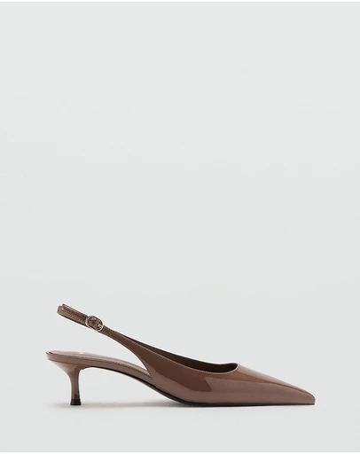 M.N.G - Kitten Heel Pointed Shoes
