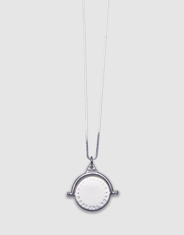 Von Treskow - Adjustable VT Flip Plate Necklace