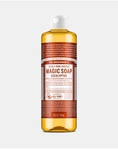 Dr Bronner's - Pure Liquid Castile Soap - Eucalyptus 473ml