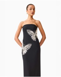 Elliatt - Mira Strapless Gown in Black