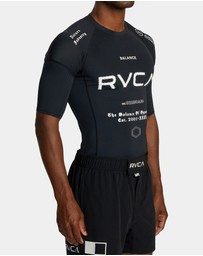 RVCA - Mens Sport Short Sleeve Rash Vest