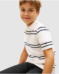 Tommy Hilfiger - Embossed Graphic Polo Shirt - Kids