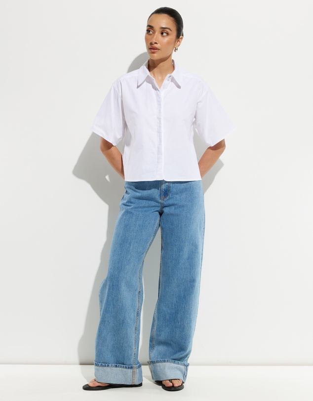Calli - Macy Boxy Short Sleeve Shirt