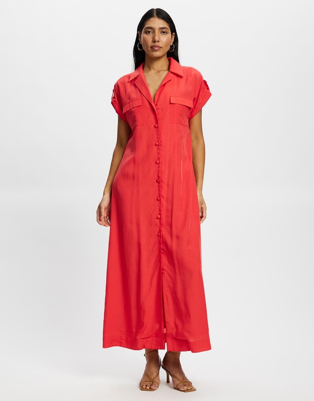 Pink Ruby - Rosa Midi Dress