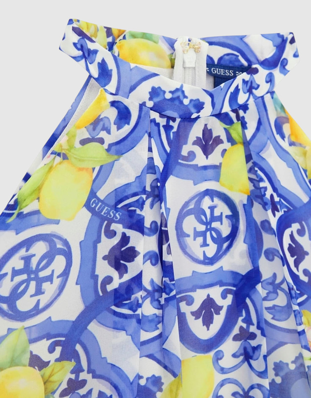 GUESS - Chiffon Short Sleeve Dress