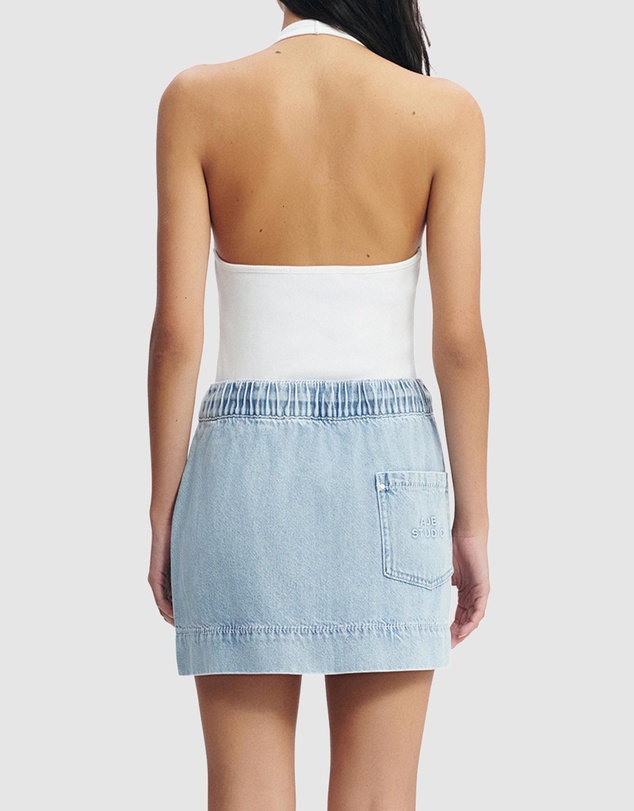 Aje Studio - Margot Denim Mini Skirt