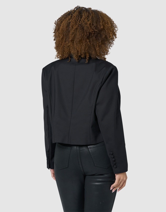 Pink Dusk by Curve Project - Gimme More Cropped Blazer