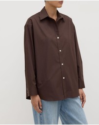 Assembly Label - Marigold Poplin Long Sleeve Shirt