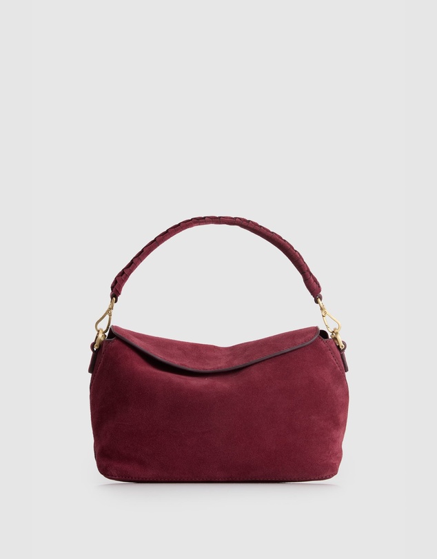 Evity - Clara Suede Leather Grab Bag