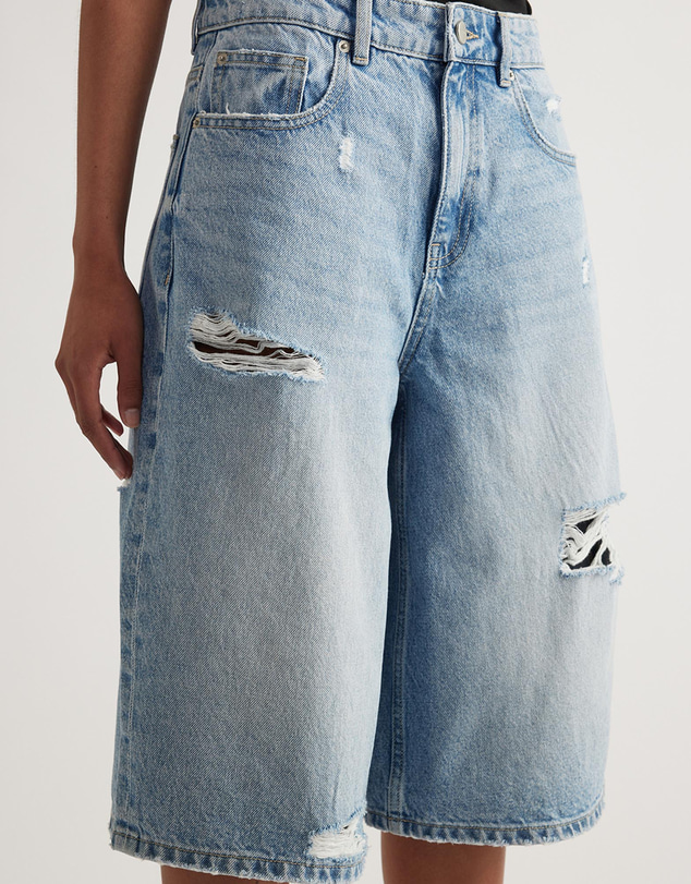 Decjuba - Corey Longline Denim Shorts