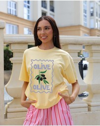 Vacancy Co - Olive You Tee