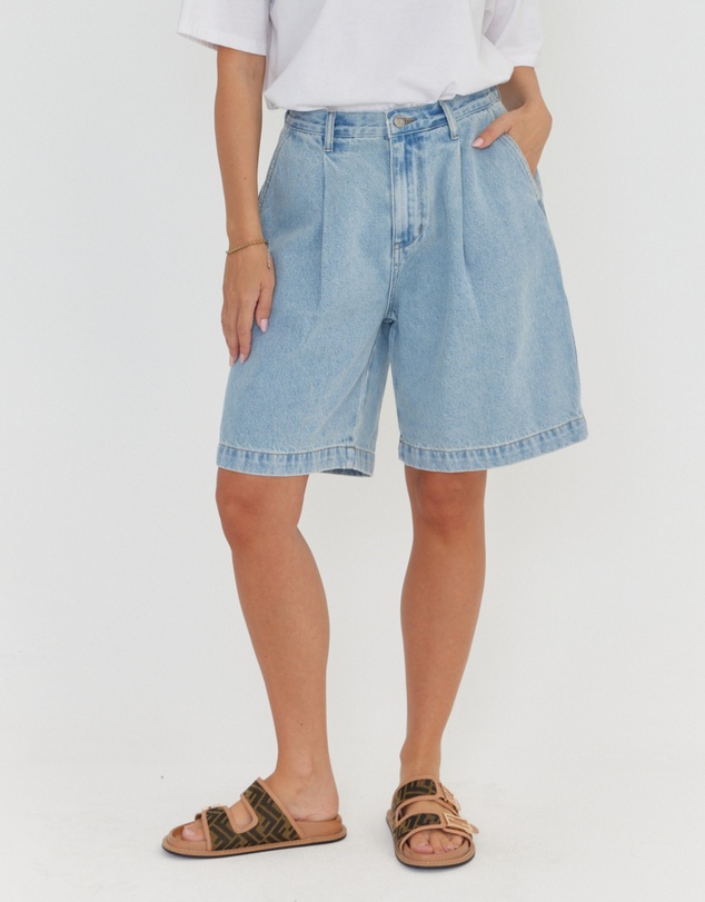 ALEXANDRA - Harvey Shorts Light Blue Denim