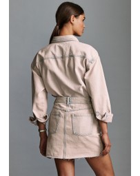 NEXT - Denim Raw Hem Mini Skirt