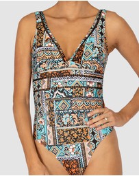 Baku Swimwear - Tulum Longline One Piece Swimsuit