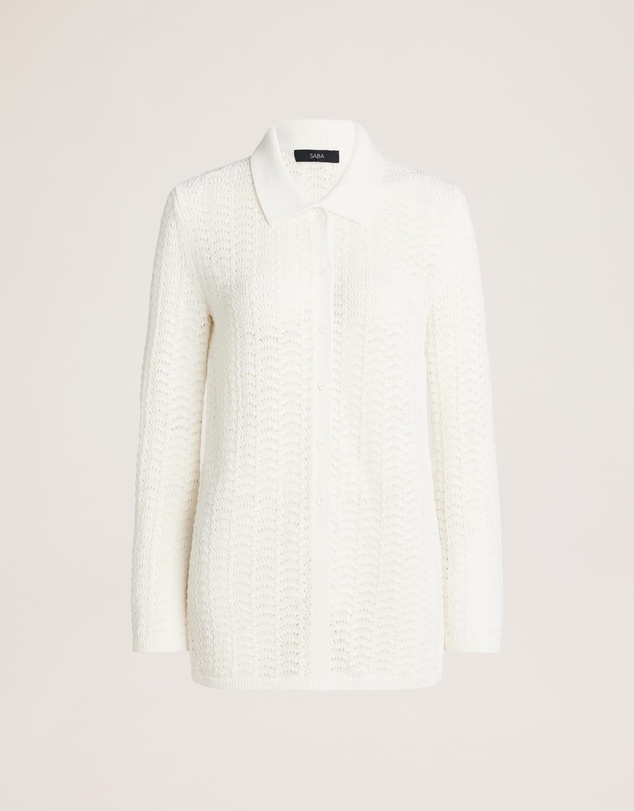 SABA - Prue Cotton Crochet Shirt