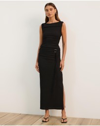 Atmos&Here - Alba Textured Belted Skirt