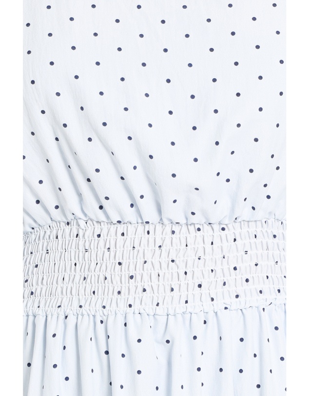Petal & Pup - Roman Long Sleeve Maxi Dress - Blue Polka Dot