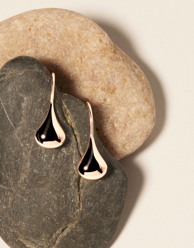 Najo - Baby Tears Rose Gold Earring