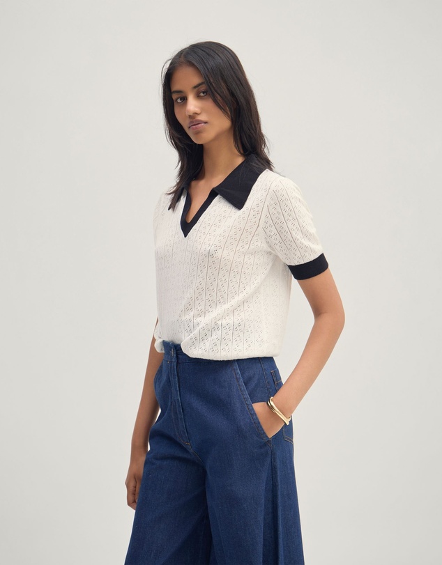 Oxford - Aimee Pointelle Polo