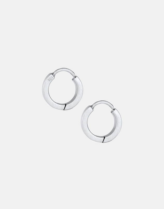 Kuzzoi - ICONIC EXCLUSIVE - Classic Hoop Earrings in 925 Sterling Silver
