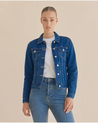 Amelius - Vintage Denim Pocket Jacket