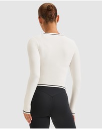 TALA - UltraLite Contrast Stitch Long Sleeve Active Top