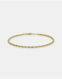 Zoe Olivia - 9K Gold Essentials Twist Chain Bracelet