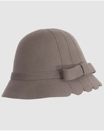 Max Alexander - Grey Felt Fashion Bucket Hat