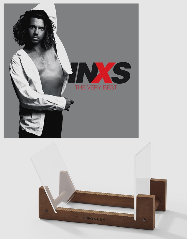 Universal Music - Inxs The Very Best - Double Vinyl Album & Crosley Record Storage Display Stand