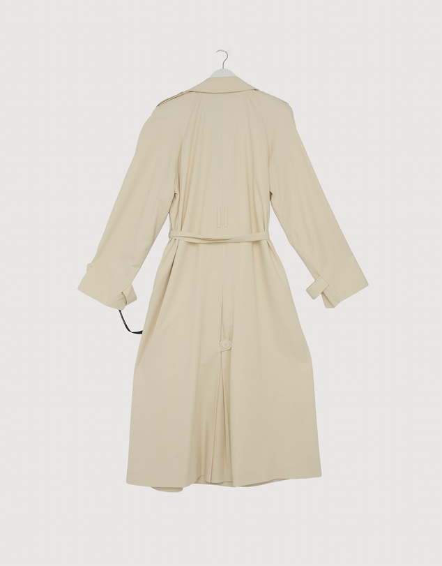 Revibe - Repaired Minima Esenciales Isra Cotton Twill Trench Coat - AU 12