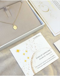 Luna Rae - Solid Gold - Stars of Capricorn Necklace