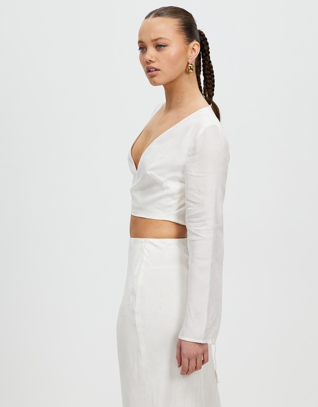 Third Form - Paisley Wrap Blouse