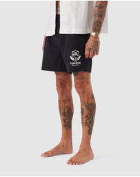 Zanerobe - Crest Balmoral Beach Short Black