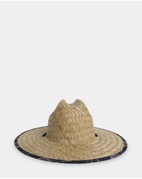 Quiksilver - Mens Pierside Print Straw Hat