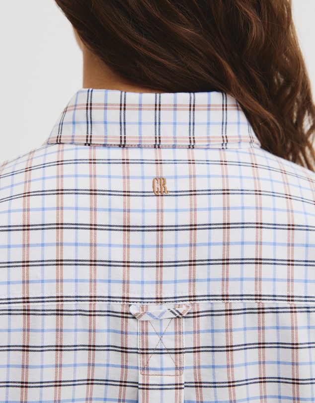Country Road - Short Sleeve Oxford Shirt Dress