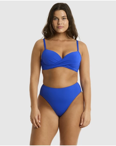 Sea Level Australia - Essentials Cross Front Moulded Cup Underwire Bra