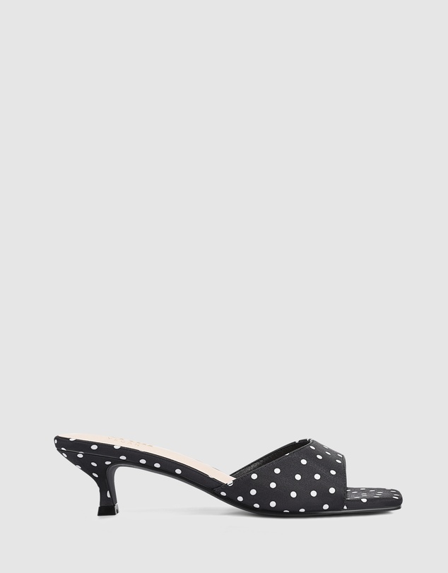 Verali - Alyssa Kitten Heel Mules