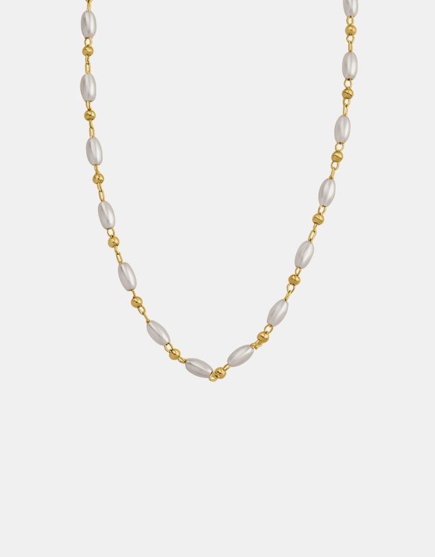 Zoe Olivia - Waterproof Pearl and Bead Necklace