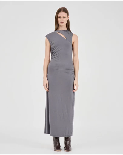 FRIEND of AUDREY - Ari Ruched Jersey Dress