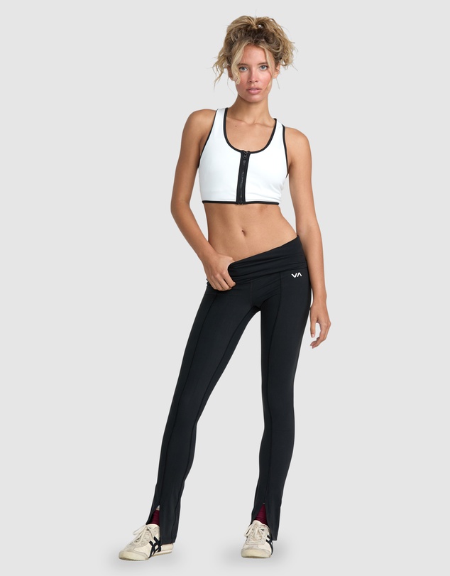 RVCA - Womens Aren Zip Up Sports Bra