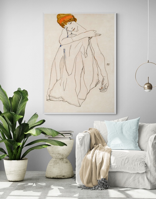 Inka Arthouse - Dancer by Egon Schiele Art Print