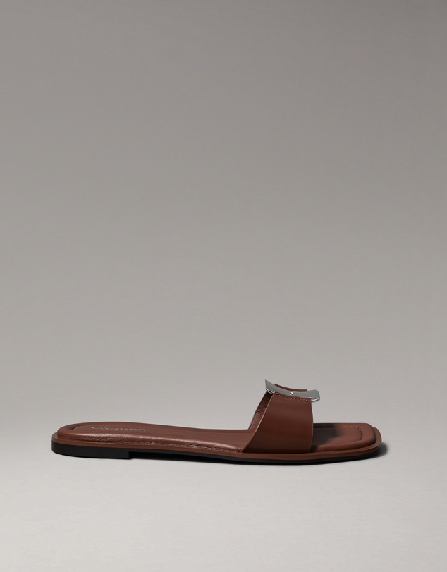 Calvin Klein - Leather Slides