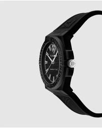 Plein Sport - Plein Laserstrike 42mm Black Dial and Black Silicone Strap