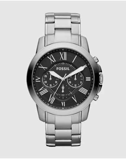 Fossil - Fossil Grant Silver Watch FS4736