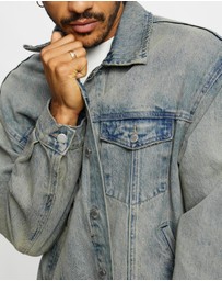 Thrills - Oversized Wander Denim Jacket - ICONIC EXCLUSIVE