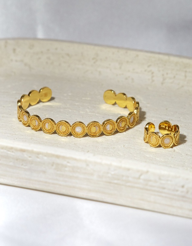 Ottoman Hands - Moon Phase Stacking Ring