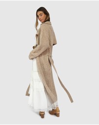 Belle & Bloom - Live in Dream Maxi Trench Cardigan